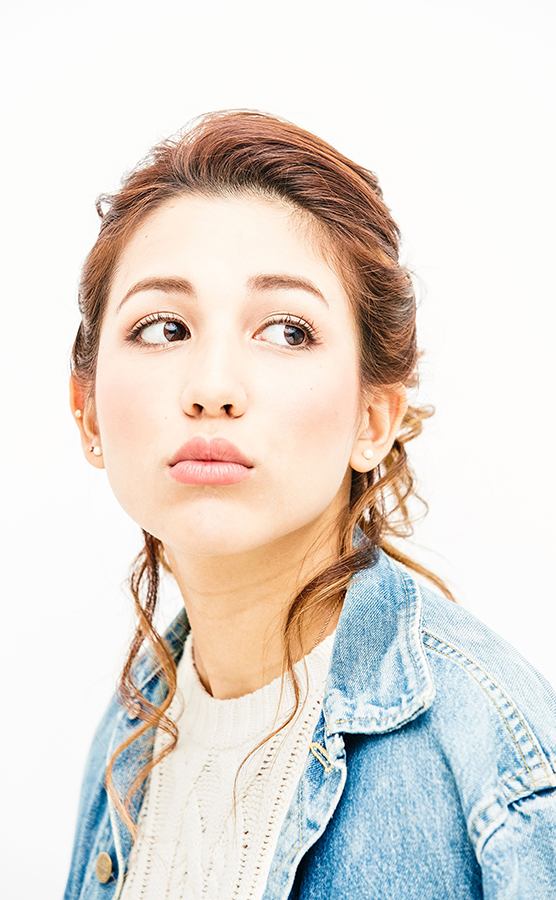 前髪UPルーズミディ